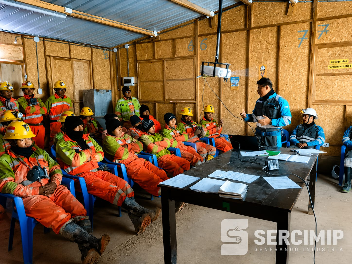 Capacitación del personal de SERCIMIP